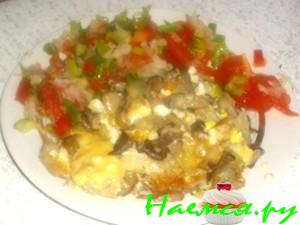 Рыба с грибами