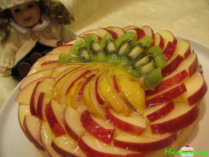 Торт Фруктовый с Кокосом