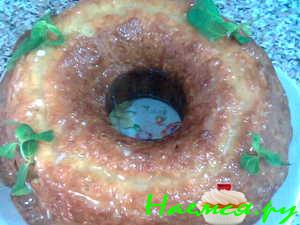 Лимонный кекс в глазури