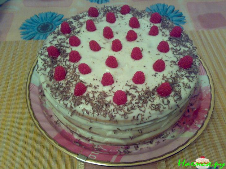 Торт "Медовик" со сметанно-ванильным кремом