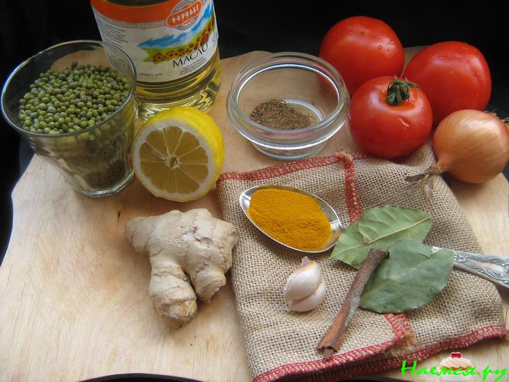 Мунг -дал таркари. Постный суп из маша