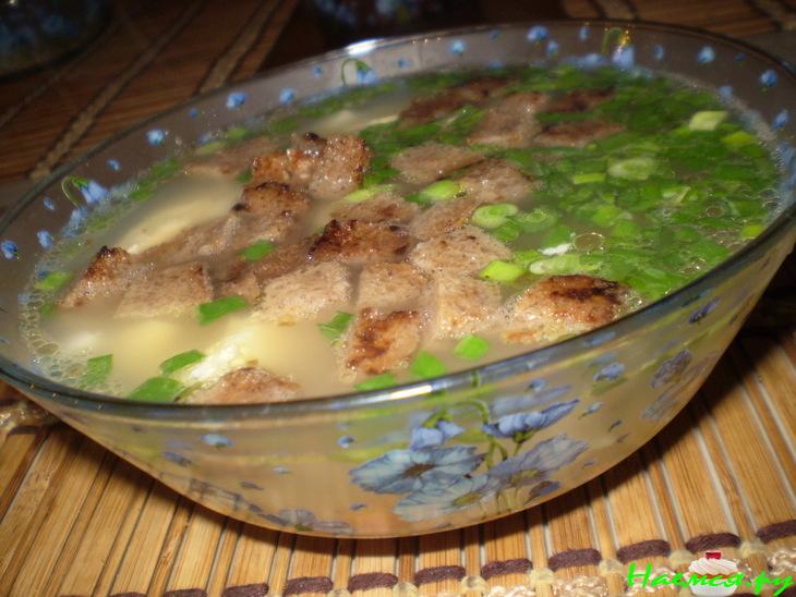 Любимый куриный супчик с яичком