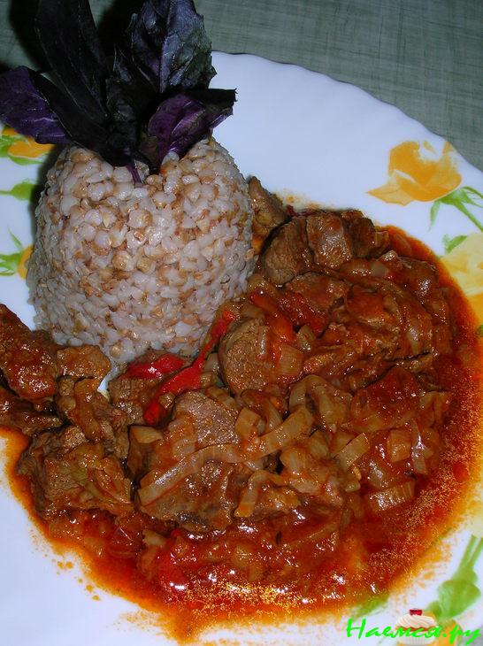 Говядина с тмином и соевым соусом