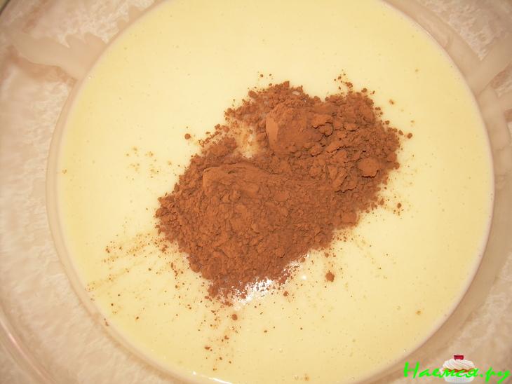 Торт бисквитный "День и Ночь"