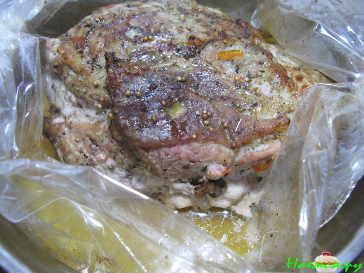 Свинина - буженина с рукава, вкусно, нежно, сочно ... Свинина - буженина с рукава, вкусно, нежно, сочно ...