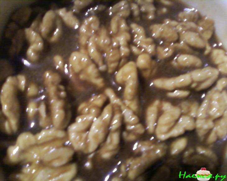 Грецкие орехи в карамели