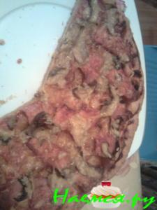 Пицца творожная