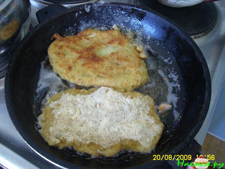 Капустный шницель в двойной панировке