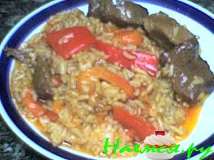 Рис со сладким перцем