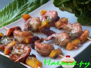 Креветки жареные по-Канадски Креветки жареные по-Канадски