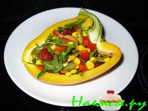 Салат "Весёлый" в перце