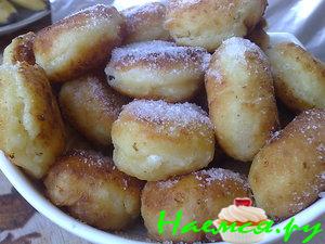 Творожные пончики к завтраку Творожные пончики к завтраку