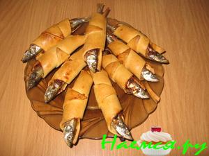 Рогалики с корюшкой Рогалики с корюшкой