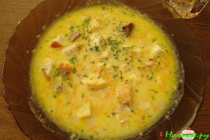 Рыбный супчик с консервированной горбушей