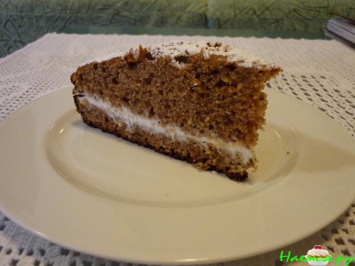 Торт "Пражский" со сметанным кремом