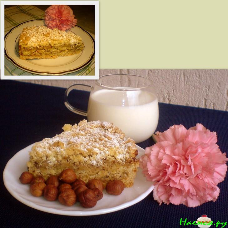 Пирог орехово-яблочный-слойный (100% вариант)