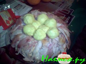 Салат "Гнездо глухаря"