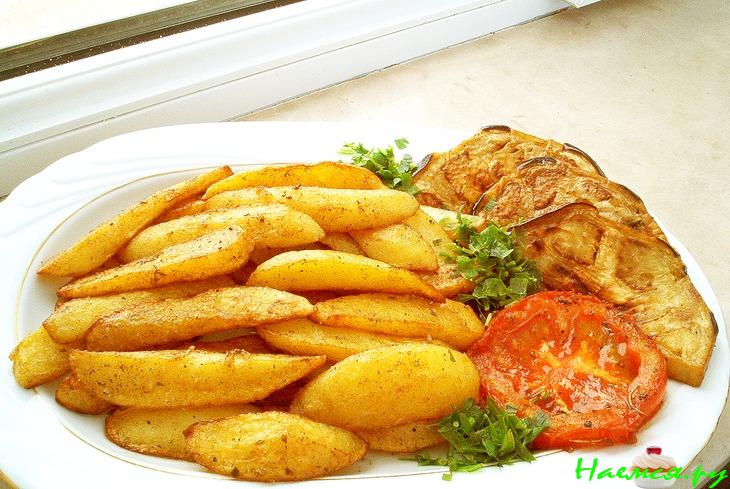 Картофель жареный по-деревенски