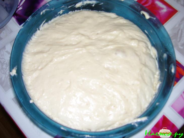 Пирог из дрожжевых булочек 