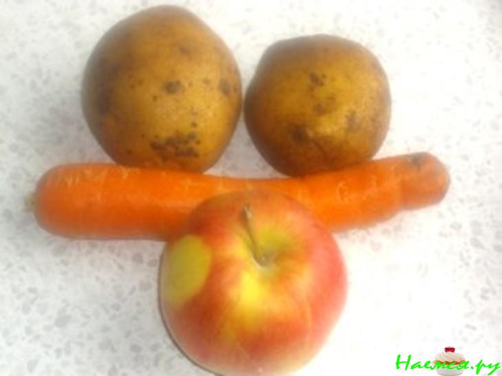 Суп с из горбуши овощами 