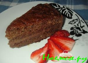 Шоколадный торт с бергамотом