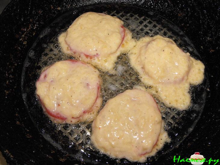 Помидоры в сырном кляре