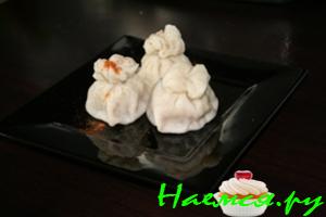 Хинкали с кориандром