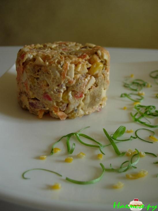 Салат с морковью «Модерн»