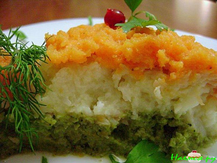 Овощное закусочное пюре с горбушей Овощное закусочное пюре с горбушей
