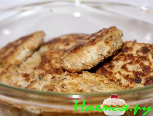 Котлетки из индейки с цуккини