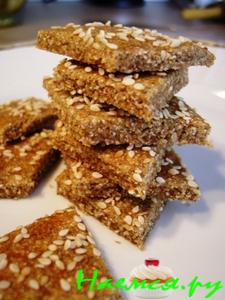 Ржаное соленое печенье