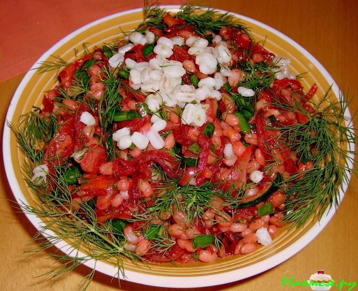 Овощной гарнир-салат "Перловка - forever" и советы