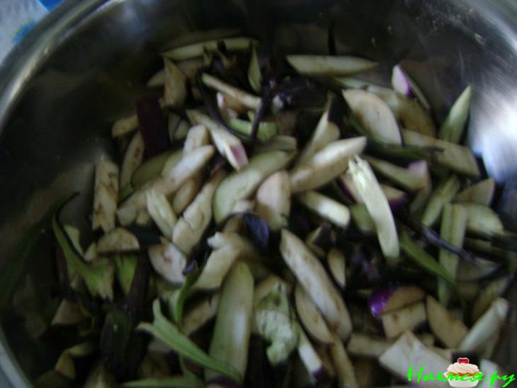 Баклажаны по-корейски с болгарским перцем