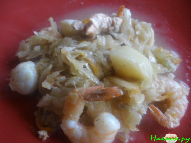 Шукрут с дарами моря