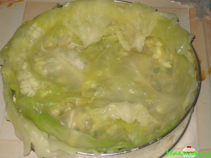 Капустный каравай с гусиным паштетом Капустный каравай с гусиным паштетом