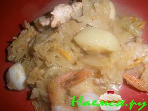 Шукрут с дарами моря