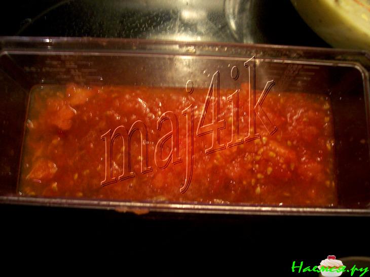 Пюре с помидорами (летний вариант)