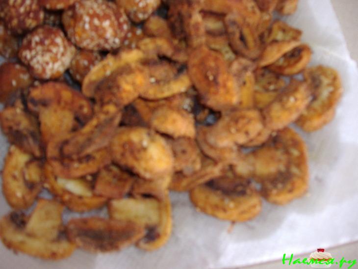 Салат с фаршем и грибами "Экспромт"