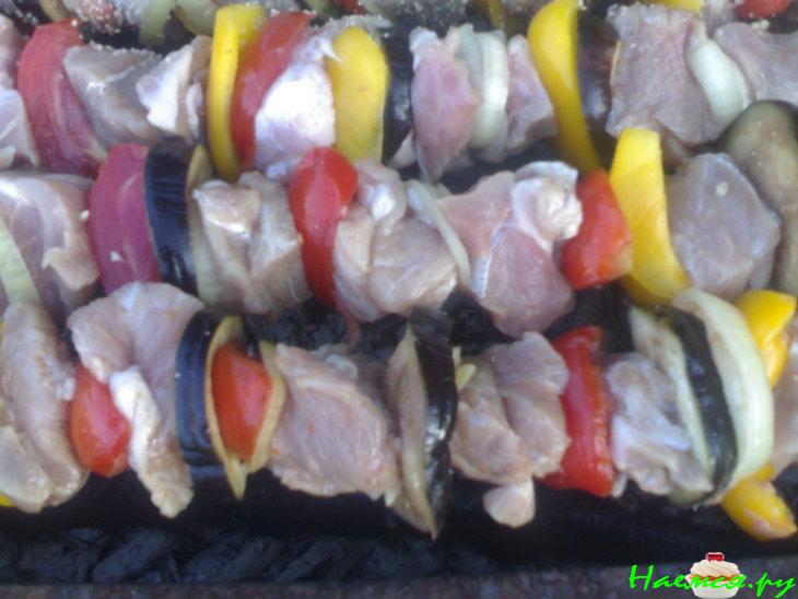 Шашлычок из свиной шейки