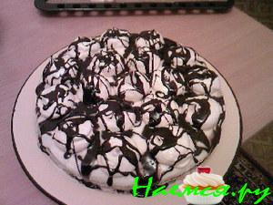 Торт "Шоколадный" с коньяком и сгущенкой