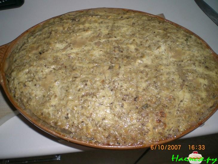 Запеканка из фарша с Rosenkohl (брюссельской капустой)