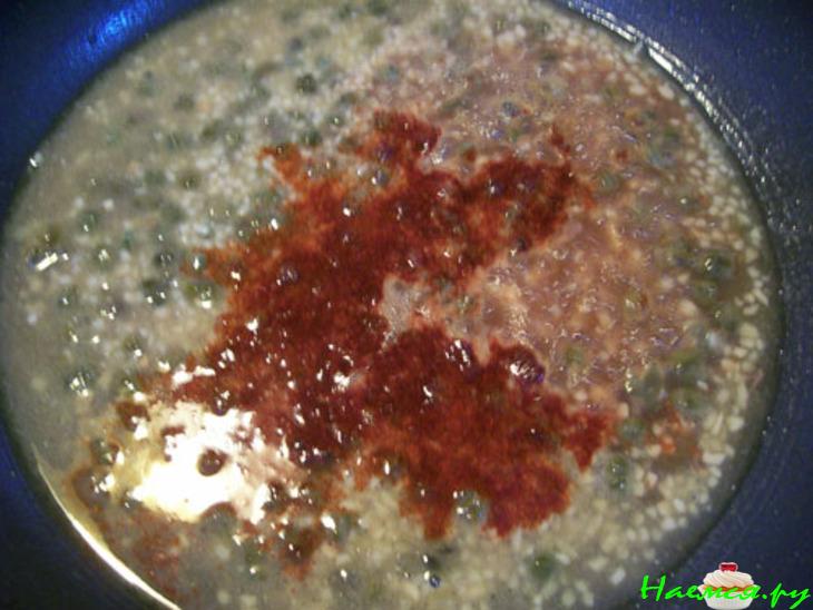 Спагетти с соусом из тунца