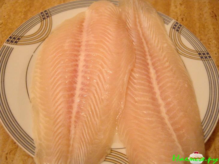 Рыба с грибами и горгонзолой