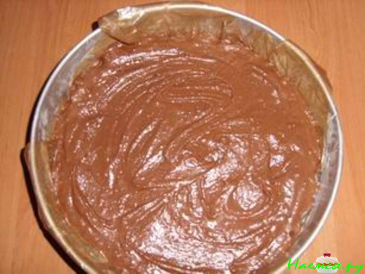 Шоколадно-вишневый торт