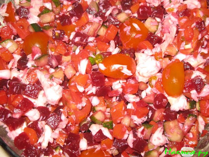 Салат "Маргаритка"