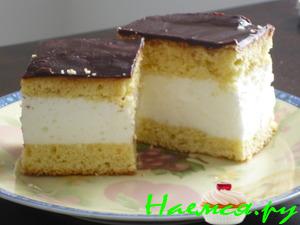 Торт "Птичье молоко" домашний