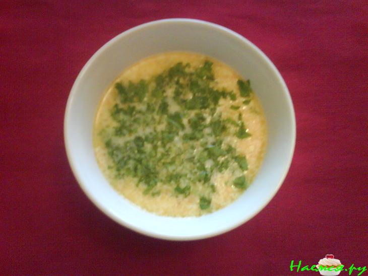 Суп "Весенний" из плавленых сырков (вариант) 