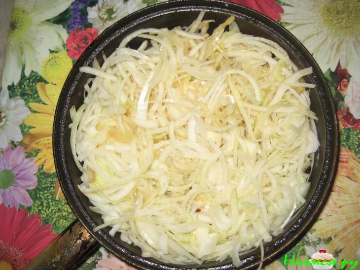 Легкий луковый пирог Легкий луковый пирог