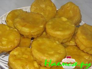 Кексики яблочно-апельсиновые