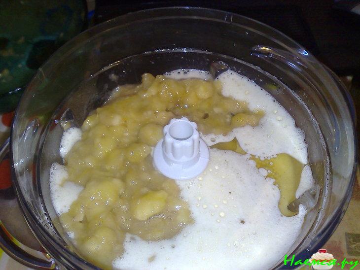 Банановый пирог со сгущенным молоком